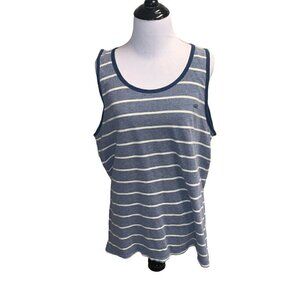 VANS Off the Wall Women's M Medium Tank Top Striped 100% Cotton